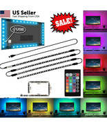 Usb Rgb Led Backlight Color Changing Light Strip For 40&quot;-60&quot; Tv Size Wit... - £17.25 GBP