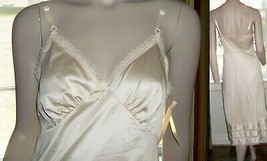 Sears Vintage  NOS Anti Cling Clip It Full Slip Size 32 New w Tags Cream - $29.69