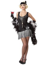 California Costumes Adult Boop Boop A Doo Costume Black/Silver Medium 8-10 - £19.47 GBP