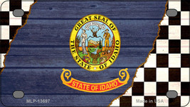 Idaho Racing Flag Novelty Mini Metal License Plate Tag - £11.55 GBP