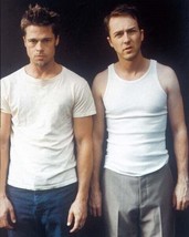 Fight Club 1999 Brad Pitt &amp; Edward Norton tough guys pose 24x30 inch poster - £23.18 GBP