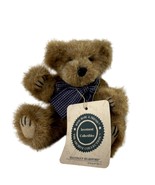 Boyds Bears Hastings P Bearsford Brown Bear w Blue Bow With Tag u RETIRED - $10.99