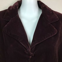 Coldwater Creek Women&#39;s Purple Coat Jacket Work Office Business Winter M... - £39.95 GBP