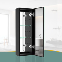 30x10 Inch Medicine Cabinets Aluminum Bathroom Medicine Cabinet - Black - £160.16 GBP