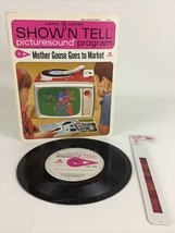 General Electric Show &#39;N Tell Mother Goose Goes To Market Record Vintage 1967 - £10.22 GBP