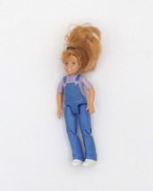 Loving Family Dollhouse Blonde Teen Out Door Girl Stable Doll Freckles O... - $12.87