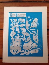 Vintage Pair of 2 Against the Giants D&amp;D Role Playing Game Fantasy RPG Map - $89.00