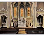 Interno Cattolica Cathedral Salt Lake Città Utah Ut Unp DB Cartolina N24 - £3.53 GBP