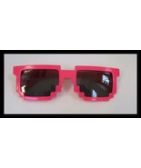 Minecrafter Square Pixel pink Fashion Kids  Adults Gift Toys Sunglasses - $156.45 MXN