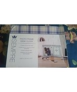 Sempre Silver Photo Frame DeskClock~Requires AA battery(Not included)-NE... - $13.70 CAD