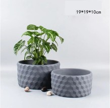 Ceramic cement flowerpot for decoration home   - £28.91 GBP
