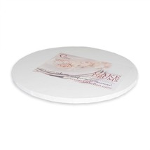 Cake Drums Round 14 Inches - (White, 1-Pack) - Sturdy 1/2 Inch Thick - Fully Wra - £19.18 GBP