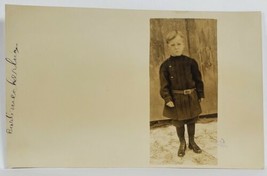 RPPC Darling Boy Carl Weckerling c1907 Well Dressed Child Postcard R3 - £7.79 GBP