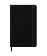 Moleskine Classic Notebook, Hard Cover, Large (5&quot; x 8.25&quot;), Ruled, Black - £15.79 GBP