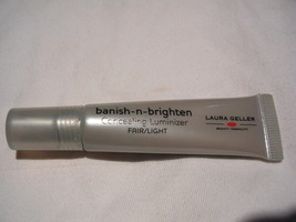 Laura Geller Banish N Brighten Eye Concealer Fair / Light .3 oz / 8.5 g NWOB - £19.42 GBP