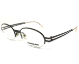 Jil Sander Eyeglasses Frames J616/1816 COL 43071 Brown Round Half Rim 45... - $46.53