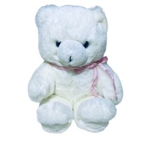 VTG 1997 The Preferred Collection White 14” Teddy Bear Plush Stuffed Ani... - $17.74