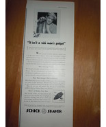 Schick Shaver Poor Man Print Magazine Ad 1937 - £7.85 GBP