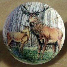 Cabinet Knobs Knob Elk Buck Caribou Deer #10 Wildlife - £4.22 GBP