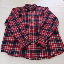 St. John's Bay Super Soft Button-Down Collar Flannel Shirt Men's XL Multi Plaid image 6