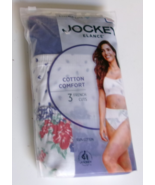 3 Jockey Elance Cotton Comfort French Cut Briefs Size 10 Style 1485/105 - $18.79