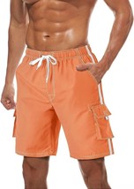 TACVASEN Men&#39;s Summer Quick Dry Swim Trunks Bathing Suit Shorts 2XL ~NEW~ - £16.51 GBP