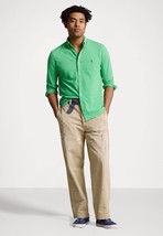 Men’s POLO RALPH LAUREN FEATHERWEIGHT MESH SHIRT GREEN 2XL - $89.95