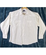 Vintage Wrangler Western Pearl Snap Large Single Needle Long Sleeve Shir... - $28.66 CAD