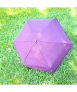 Coach Mini Umbrella purple black snakeskin mermaid scales travel purse c... - $39.64 CAD