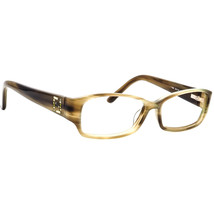 Fendi Eyeglasses F966R 318 Olive Green Rhinestones Rectangular Italy 52[]14 135 - £79.33 GBP