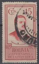 ZAYIX Bolivia 155 Used Pres. Saavedra 081922S28 - £1.20 GBP