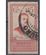 ZAYIX Bolivia 155 Used Pres. Saavedra 081922S28 - £1.19 GBP