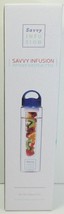 New Savvy Infuser Water Bottle System - 32 oz, Blue - £13.74 GBP