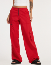 MOTEL ROCKS Xander Trouser in Cotton Drill True Red (MR26) - £17.84 GBP