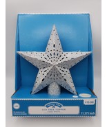 Holiday Time 11-Inch LED Tree Topper, Cool White, Indoor Use Only - £12.60 GBP