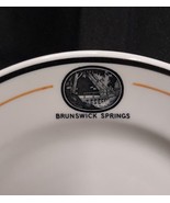 Rare Brunswick Springs Hotel Vermont DINNER PLATE Bloomfield VT Stratfor... - $121.19