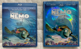 Finding Nemo Blu-Ray &amp; DVD 3-Disc Set With Slip Cover Disney Pixar Brand New - £12.21 GBP