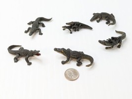 Lot Of 6 Safari Ltd Alligator Miniature Figurines Realistic Cake Toppers Toys - £15.48 GBP