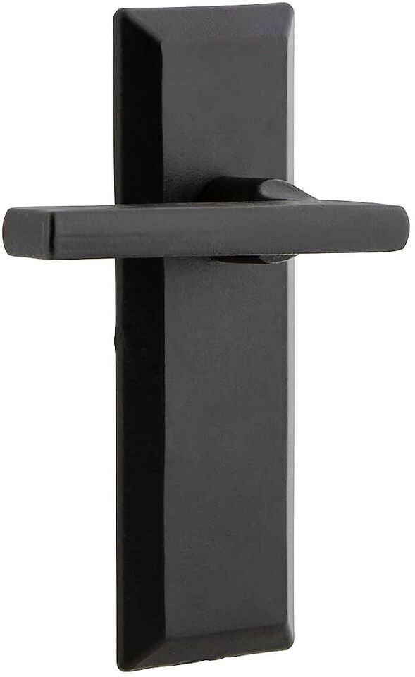 [Ageless Iron 657977] Keep Plate w/ Dirk Lever Privacy 645616 Black LEFT... - $64.87