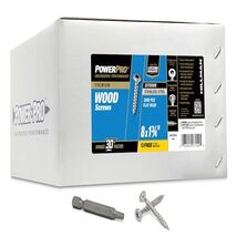 Power Pro Premium Exterior Wood Screws, #10 x 3 Inch All-Purpose Deck Sc... - $33.16 CAD+