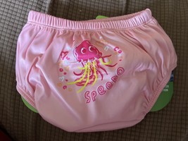 Speedo Girls&#39; Swim Diaper - Pink Jelly L 18mo -22-25lb - £12.74 GBP