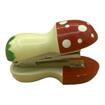 Painted Wood Mushroom Stapler by Haus der Geschenke Duden READ - £12.81 GBP