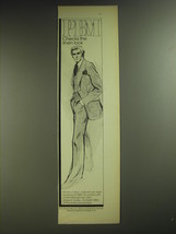 1974 PBM Suit Advertisement - PBM Checks the Linen Look - $18.49