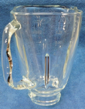 Oster Glass Blender Pitcher 6000 Series 6832 vintage Precise Blend Glass... - £9.05 GBP