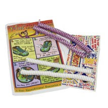 VINTAGE 2 PAIR OF CRAZY Y TIES ELASTIC CURLY LACES SHOELACES NEW PURPLE ... - $351.27 MXN
