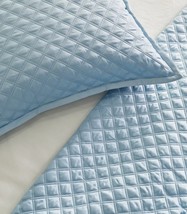 ANN GISH THE ART OF HOME KING COVERLET 3 EURO SHAMS DOUBLE DIAMOND SKY B... - $381.86