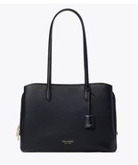Kate Spade Hudson Large Pebbled Leather Work Tote - Black - $240.00