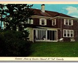 Ted Kennedy Summer House Cape Cod Massachusetts MA Chrome Postcard K11 - $6.88