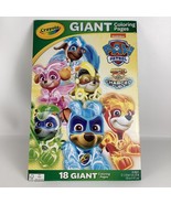 Crayola Giant Coloring Pages Paw Patrol Mighty Pups Charged Up Nickelode... - $54.09 CAD