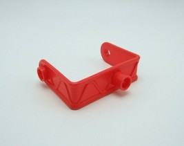 Tinkertoy Yoke Red Replacement Parts Plastic Tinker Toy Pieces - $4.45